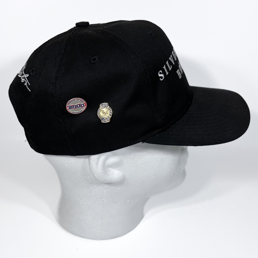 Vintage NRA Silver Bullet Brigade Snapback Hat Cap Black Made In USA - Picture 4 of 7
